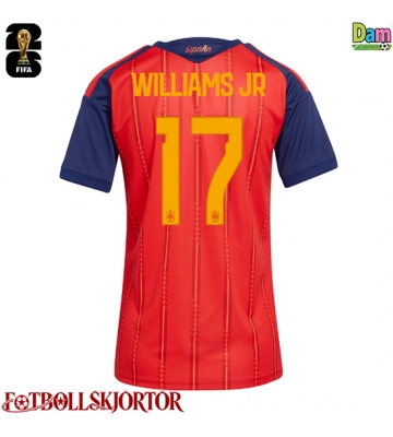 Spanien Nico Williams #17 Hemmatröja Dam VM 2026 Kortärmad